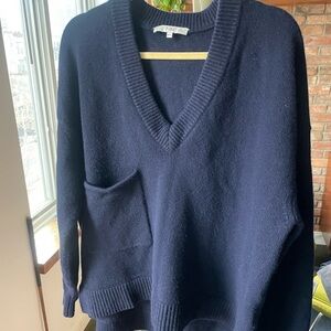 TIBI 100% Cashmere V Neck Sweater